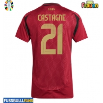 Belgien Timothy Castagne #21 Heimtrikot Frauen EM 2024 Kurzarm